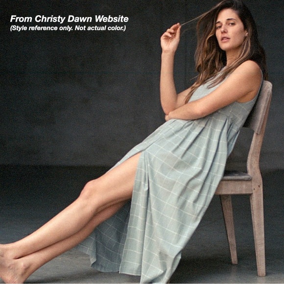 EUC: CHRISTY DAWN OOAK REMY DRESS IN LOTUS GINGHAM (S) - Picture 2 of 12